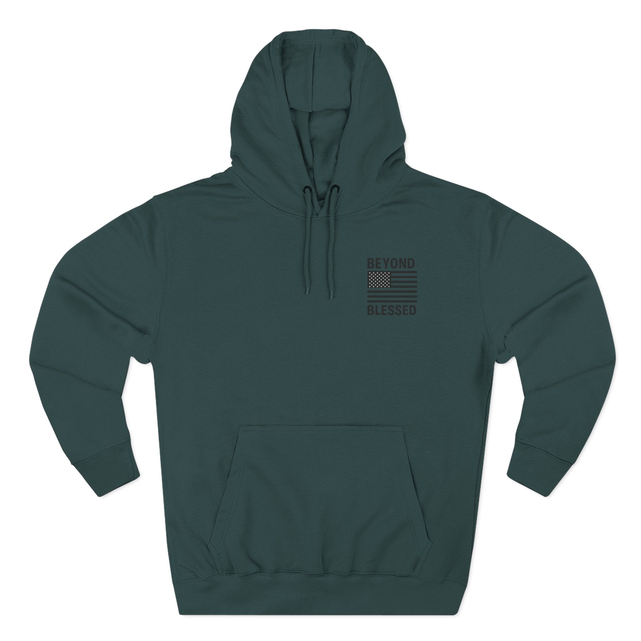Yahweh Christian Hoodie - Heavyweight Fleece Prayer Apparel | Beyond Blessed Sports Green