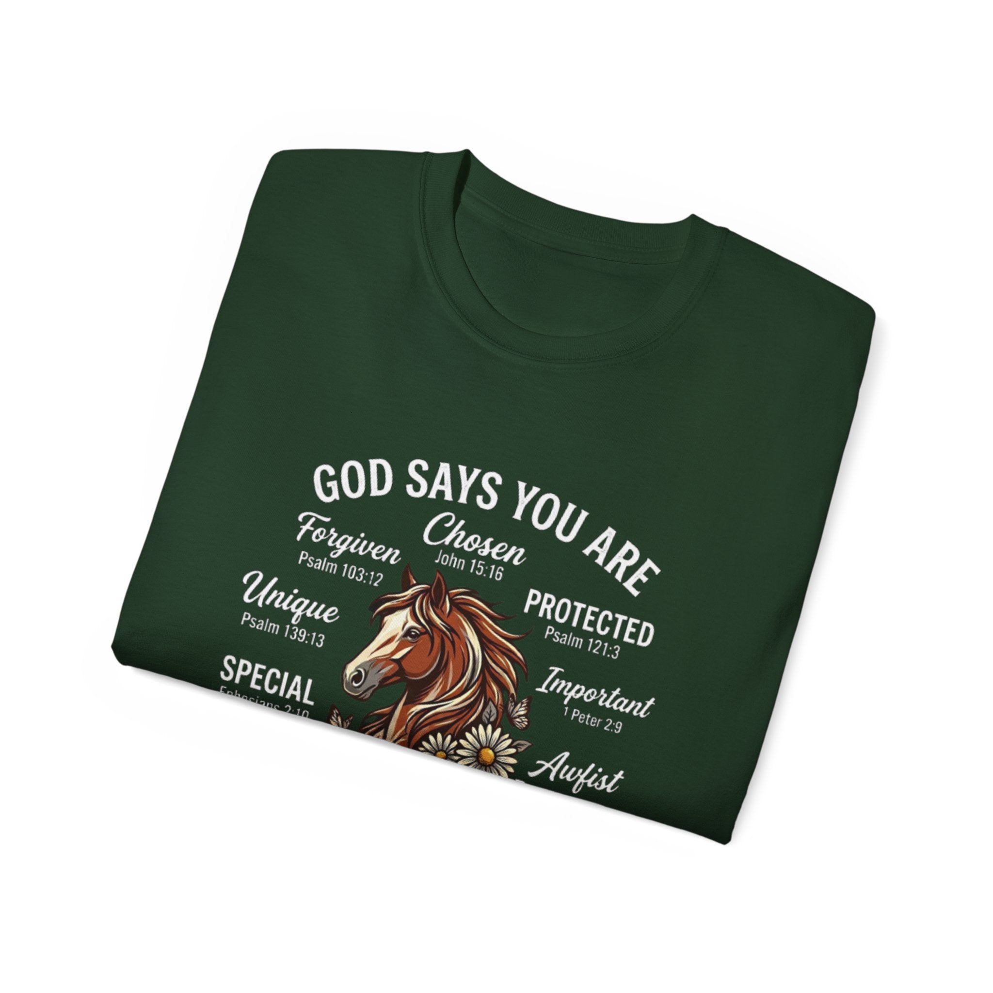 God Says You Are Christian T-Shirt | Faith Typography Tee