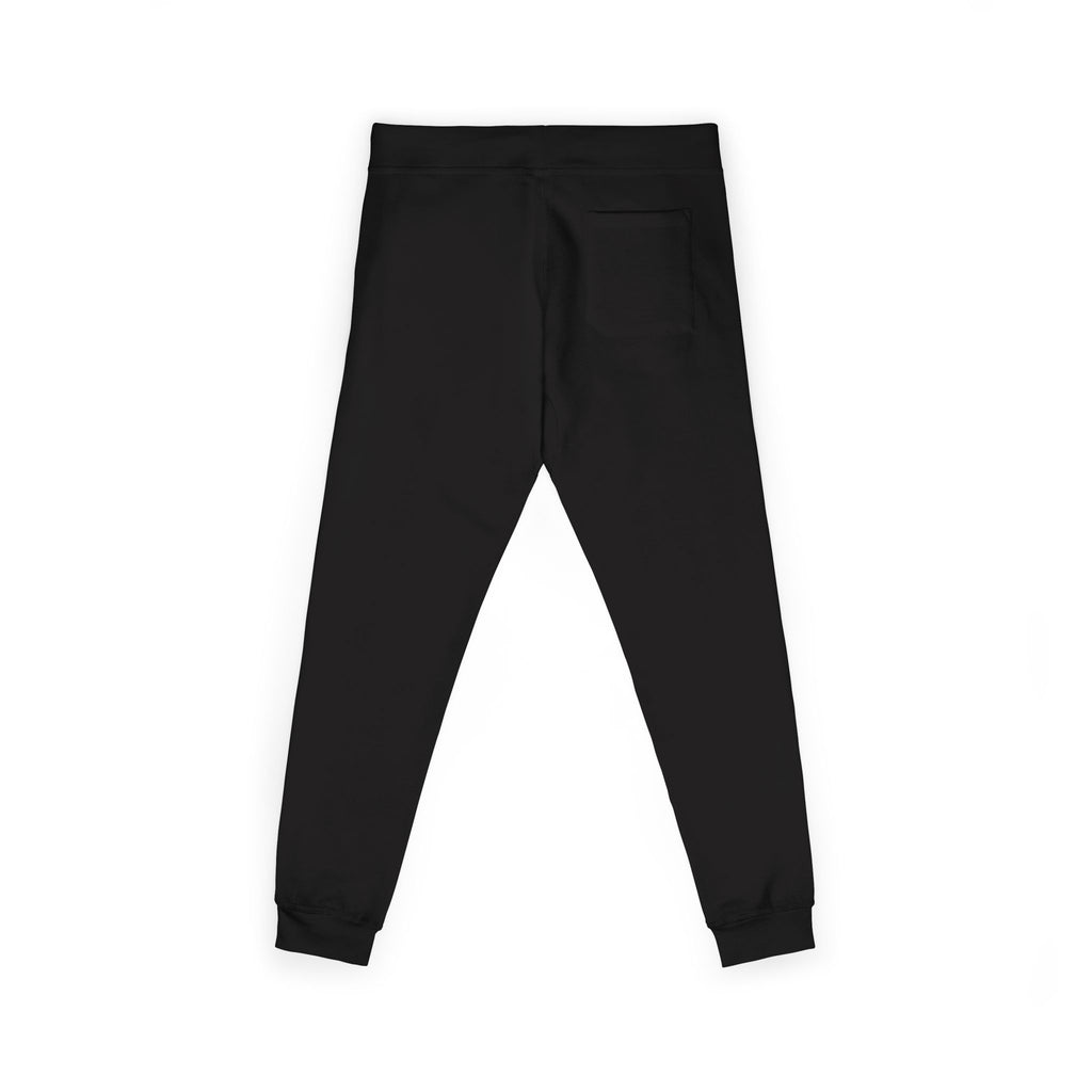 Embroidered Cross Sweatpants — Unisex Fleece Joggers