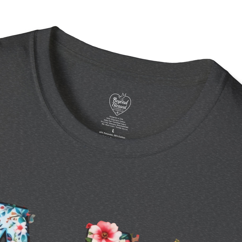 Amen Patchwork Flower Jesus T-Shirt