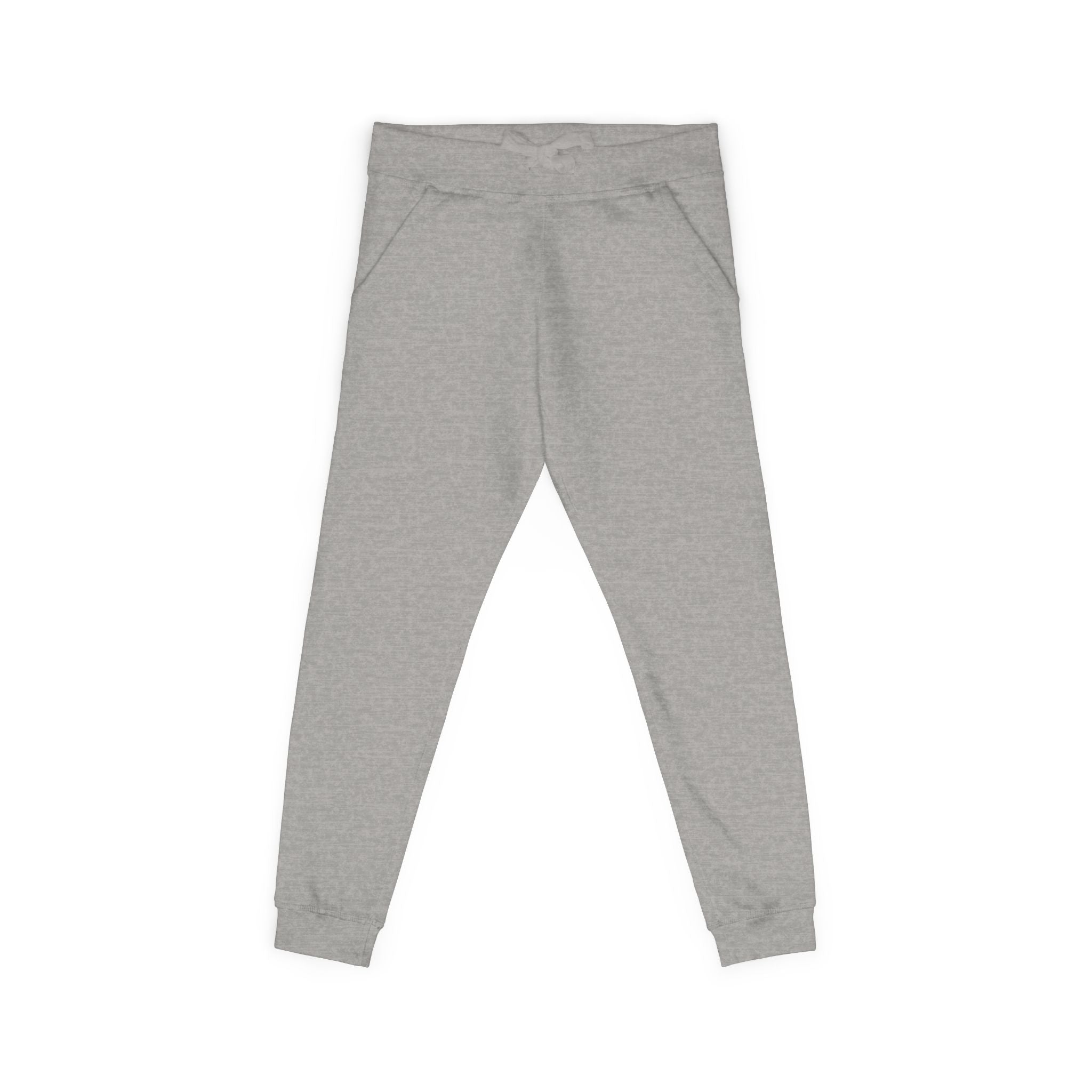 Embroidered Cross Sweatpants — Unisex Fleece Joggers