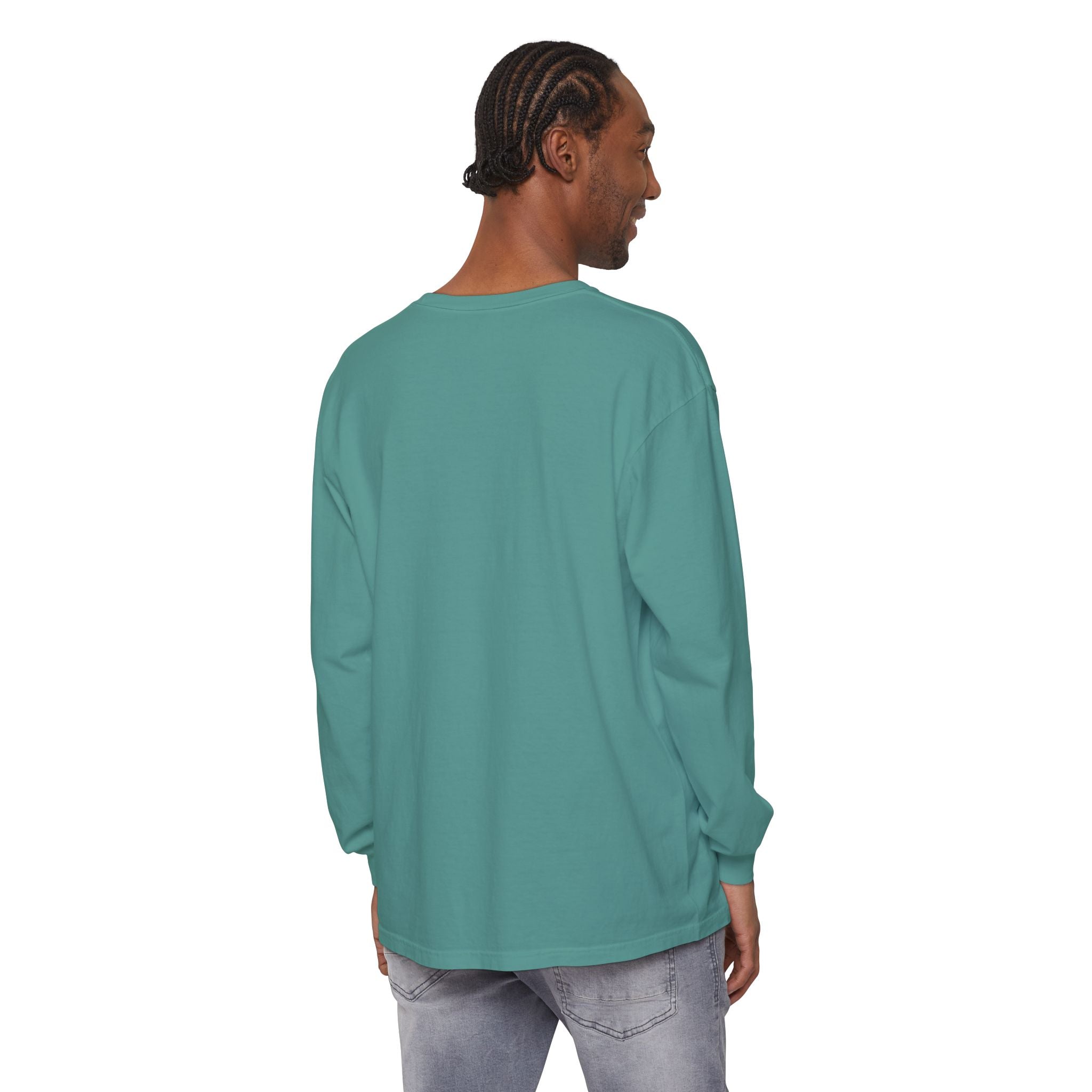 Christian Long Sleeve T-Shirt — "With God All Things Are Possible" (Matthew 19:26)