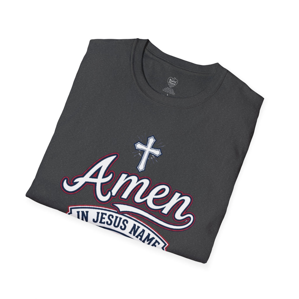 AMEN in Jesus Name Christian T-Shirt — Atlanta A Faith Tee
