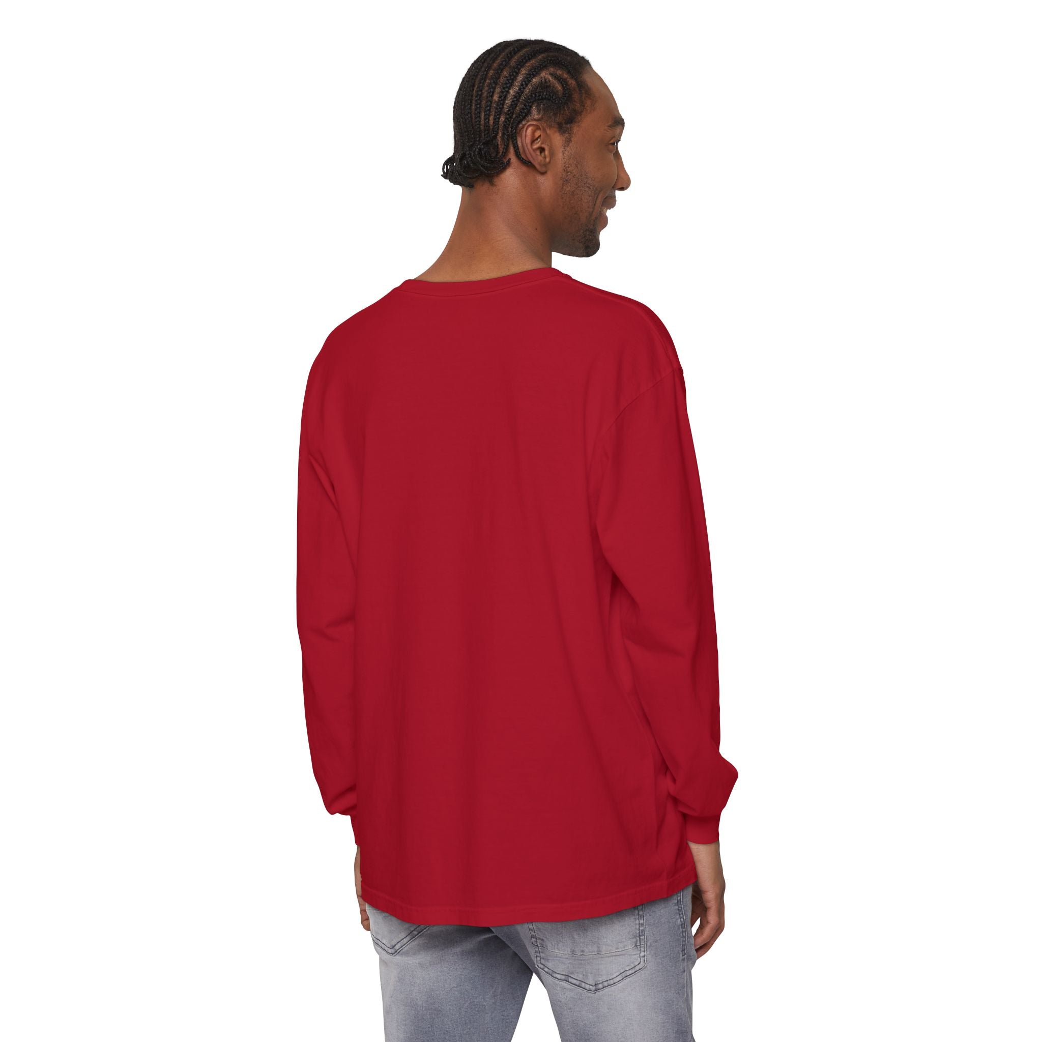 Christian Long Sleeve T-Shirt — "With God All Things Are Possible" (Matthew 19:26)
