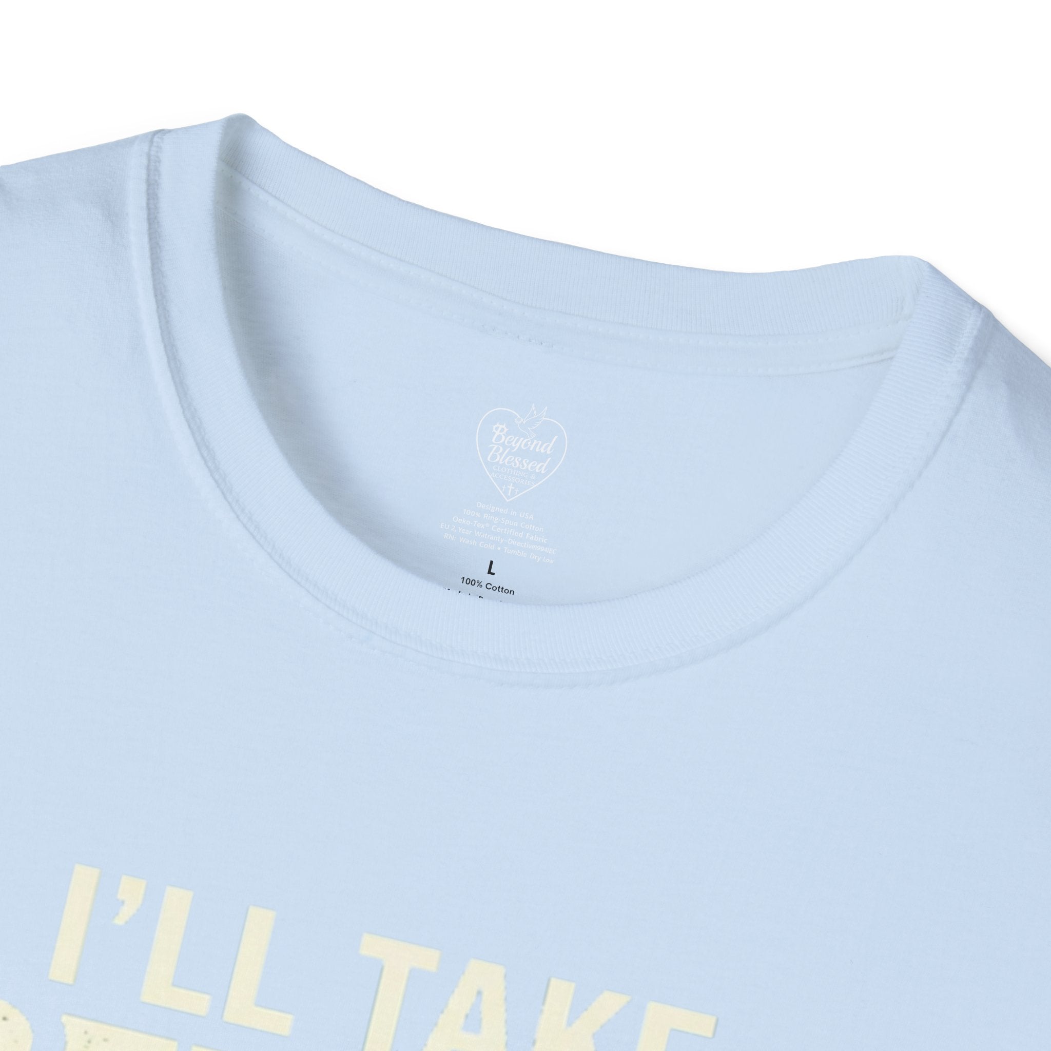 Beyond Blessed Over Lucky Christian T-Shirt