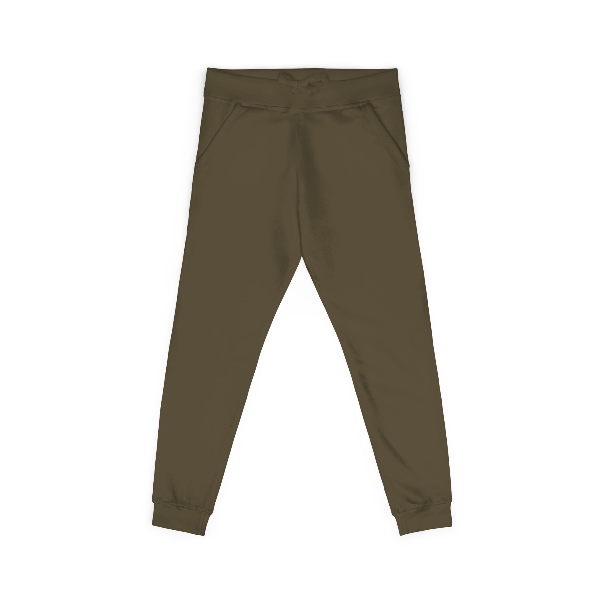 Embroidered Cross Sweatpants — Unisex Fleece Joggers