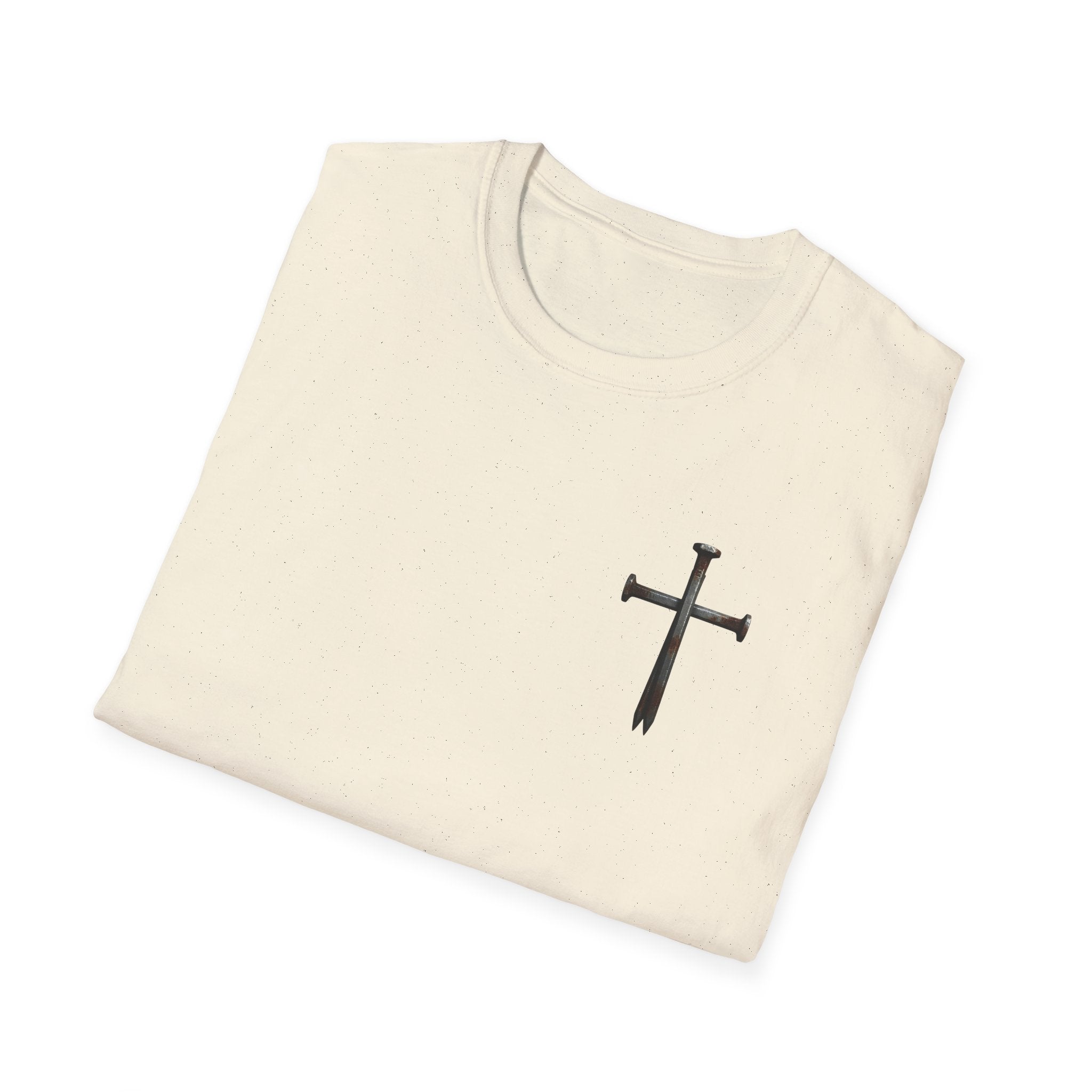 Faith Over Fear Christian T-Shirt with Cross