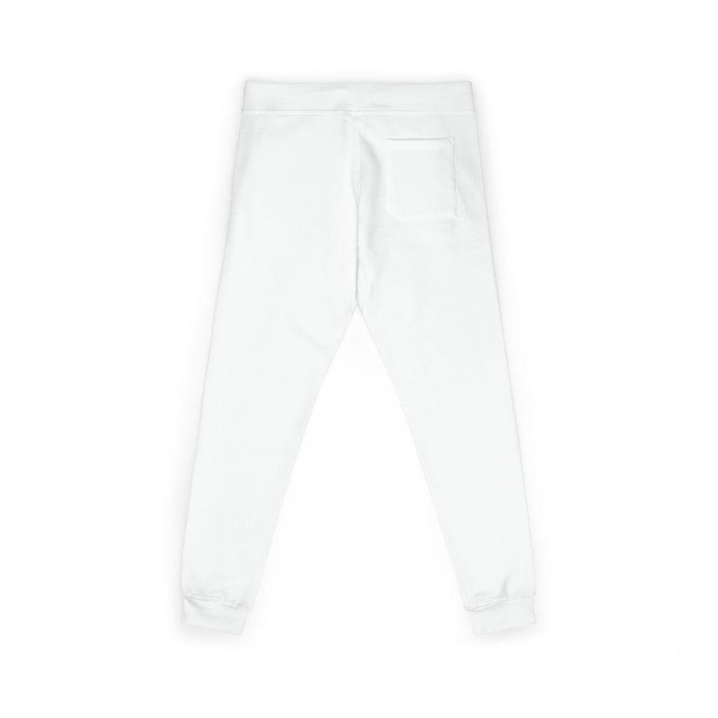 Embroidered Cross Sweatpants — Unisex Fleece Joggers