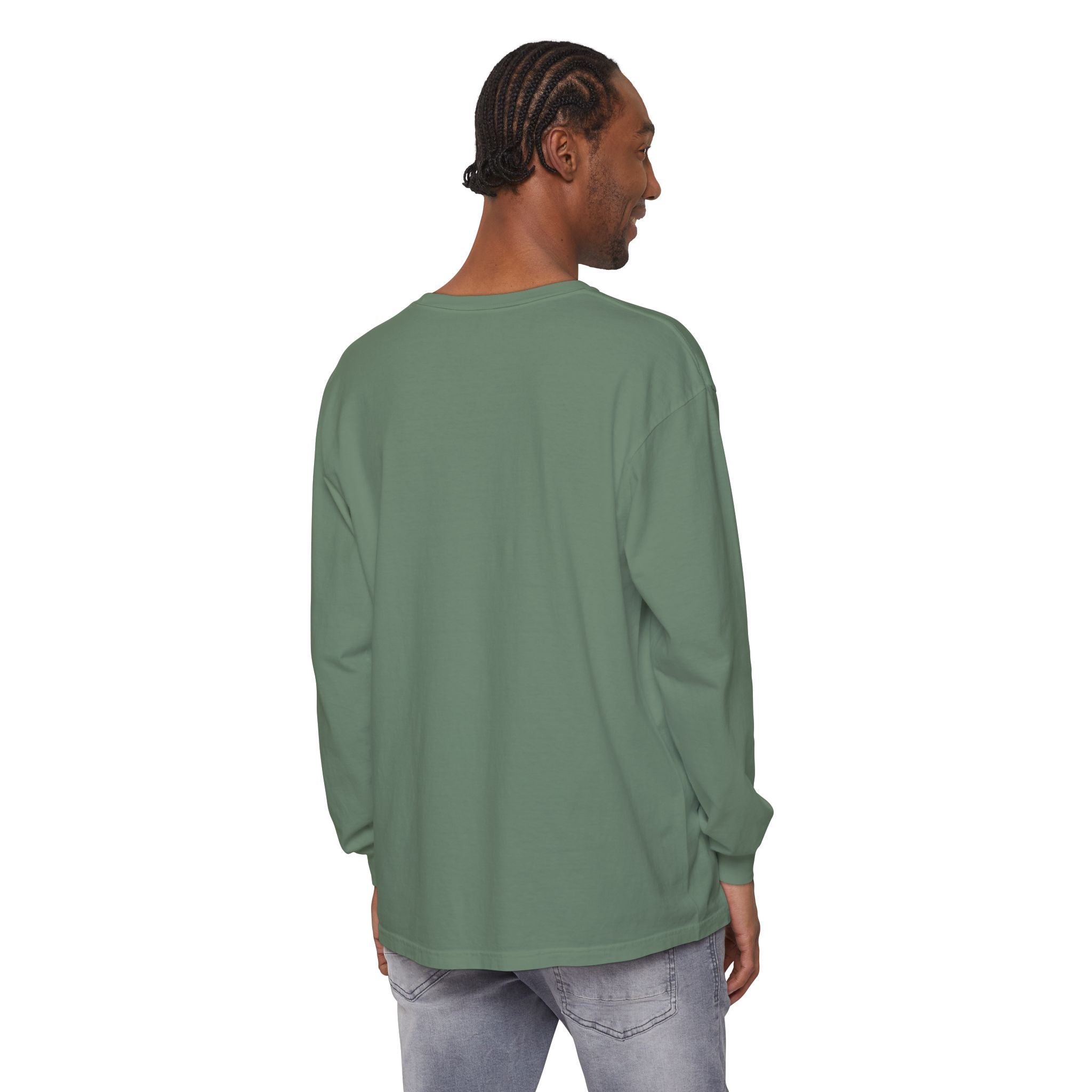 Christian Long Sleeve T-Shirt — "With God All Things Are Possible" (Matthew 19:26)