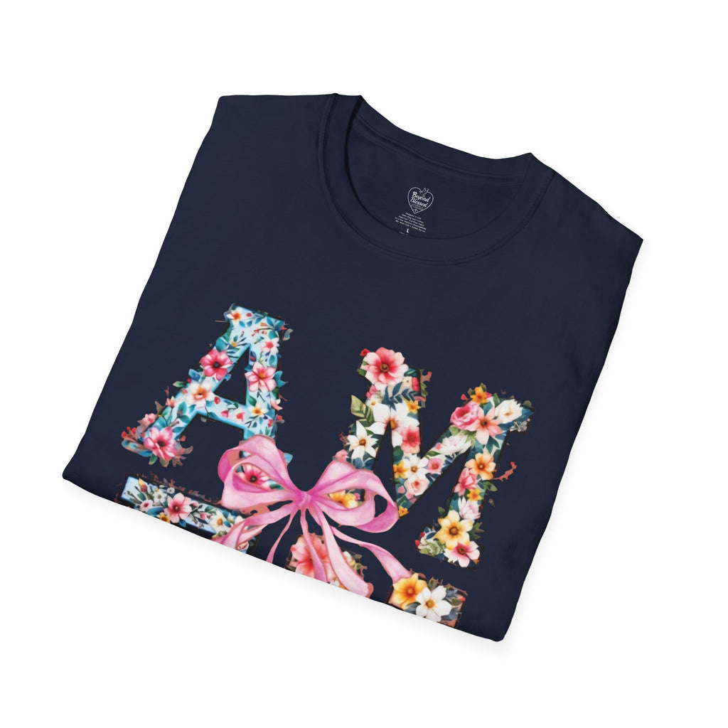 Amen Patchwork Flower Jesus T-Shirt