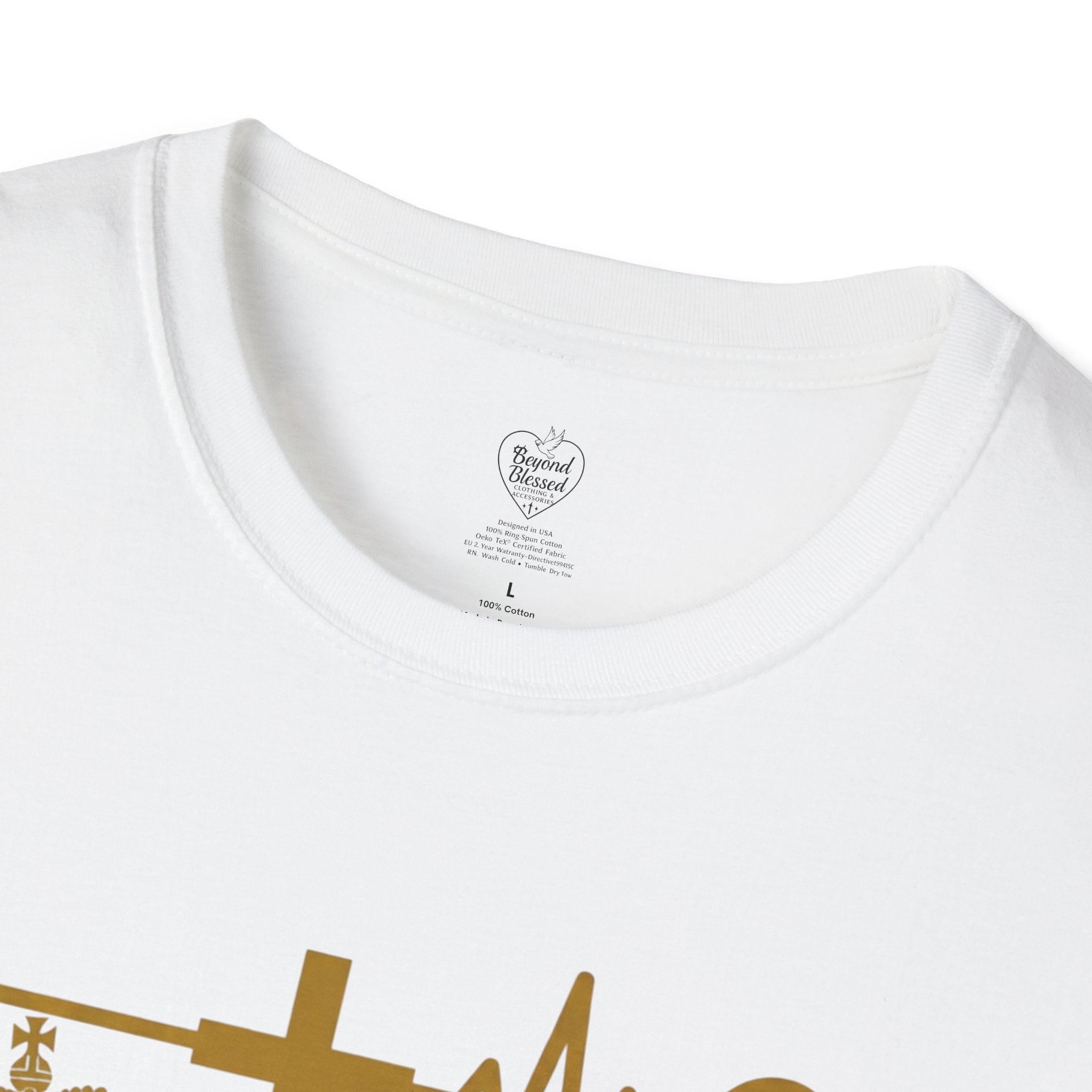 Deuteronomy 28:6 Christian T-Shirt — 'Blessed Going In & Going Out'