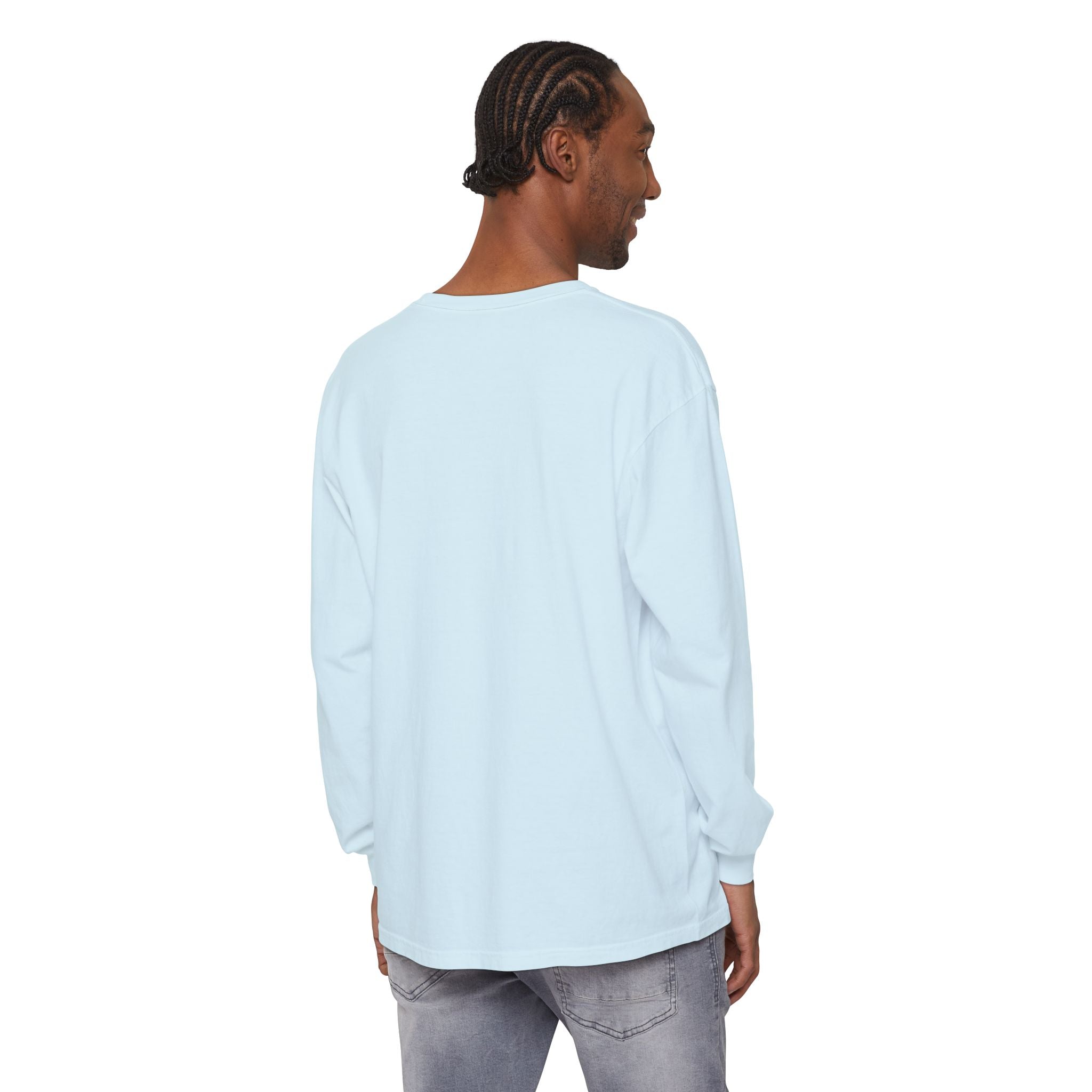 Christian Long Sleeve T-Shirt — "With God All Things Are Possible" (Matthew 19:26)