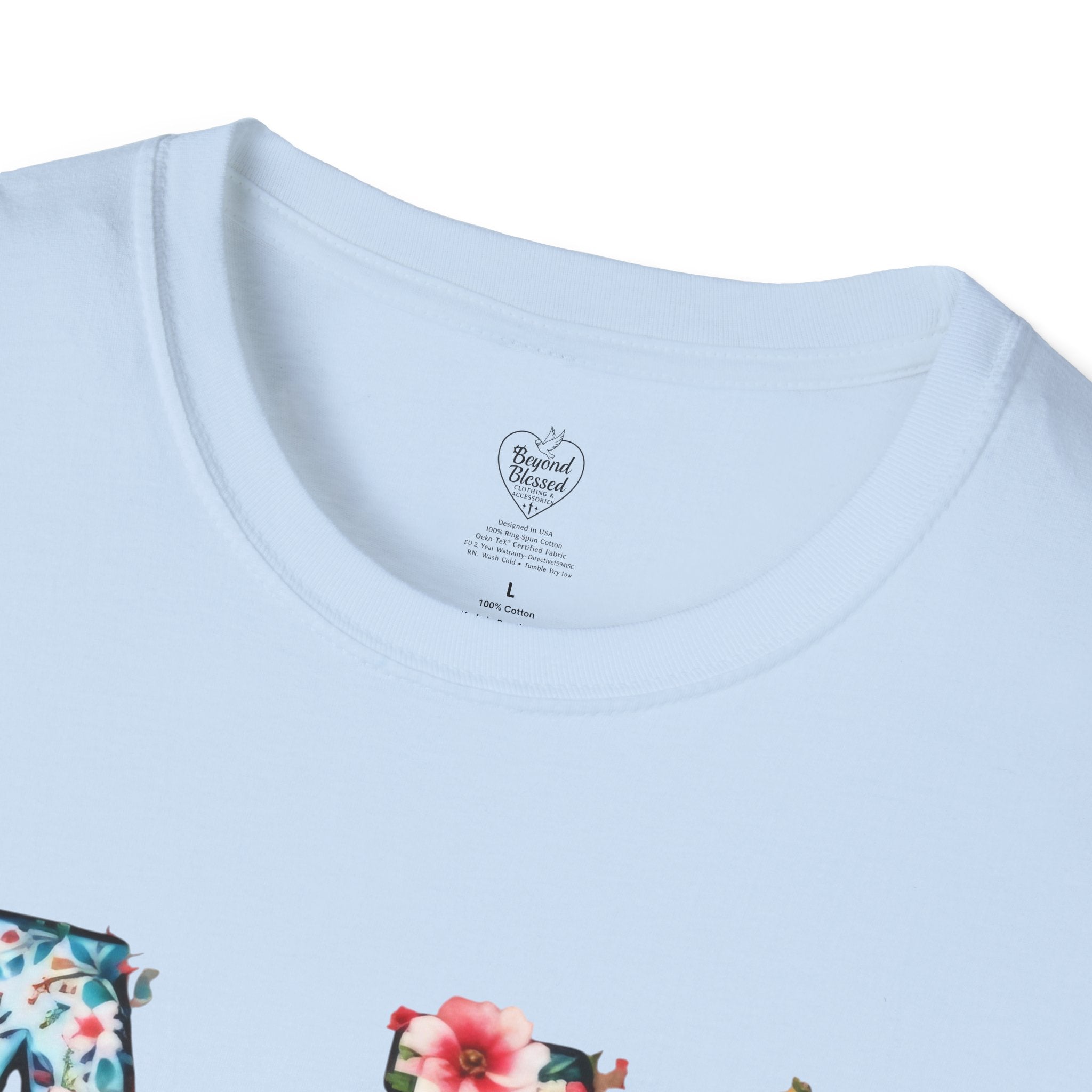 Amen Patchwork Flower Jesus T-Shirt