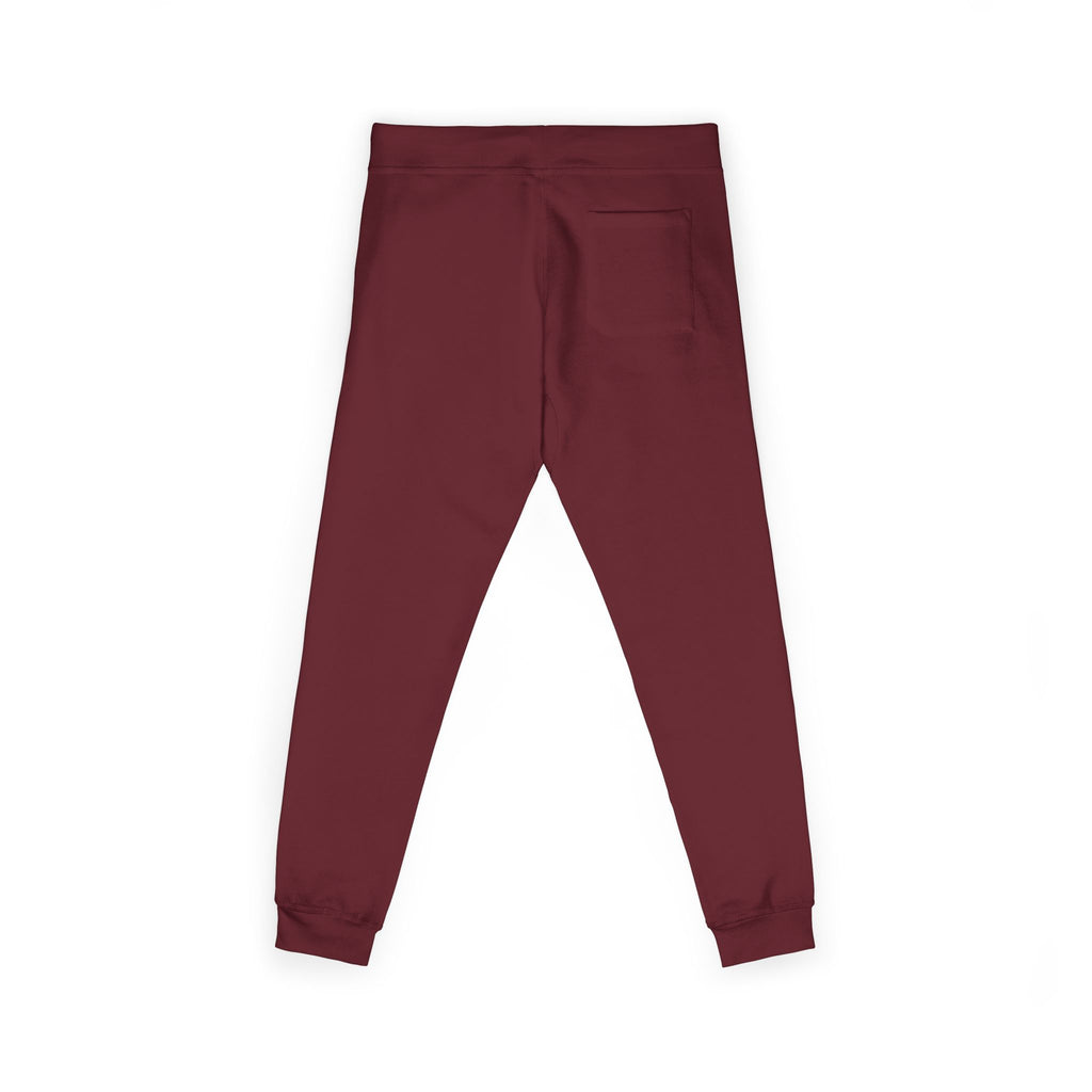 Embroidered Cross Sweatpants — Unisex Fleece Joggers