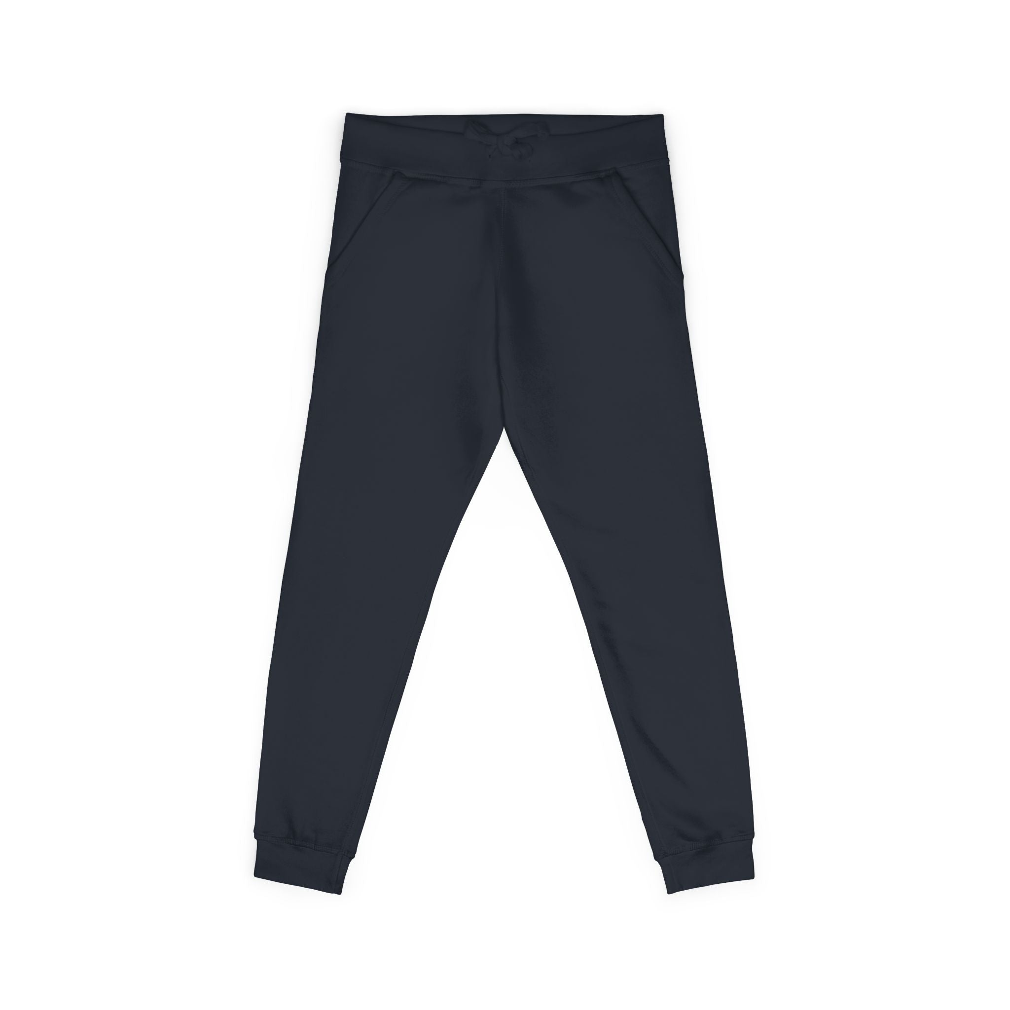 Embroidered Cross Sweatpants — Unisex Fleece Joggers