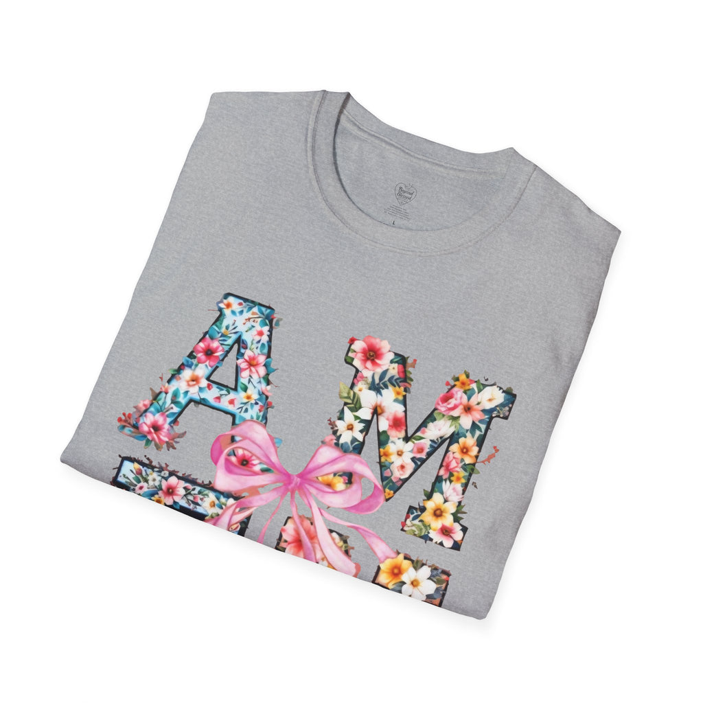 Amen Patchwork Flower Jesus T-Shirt