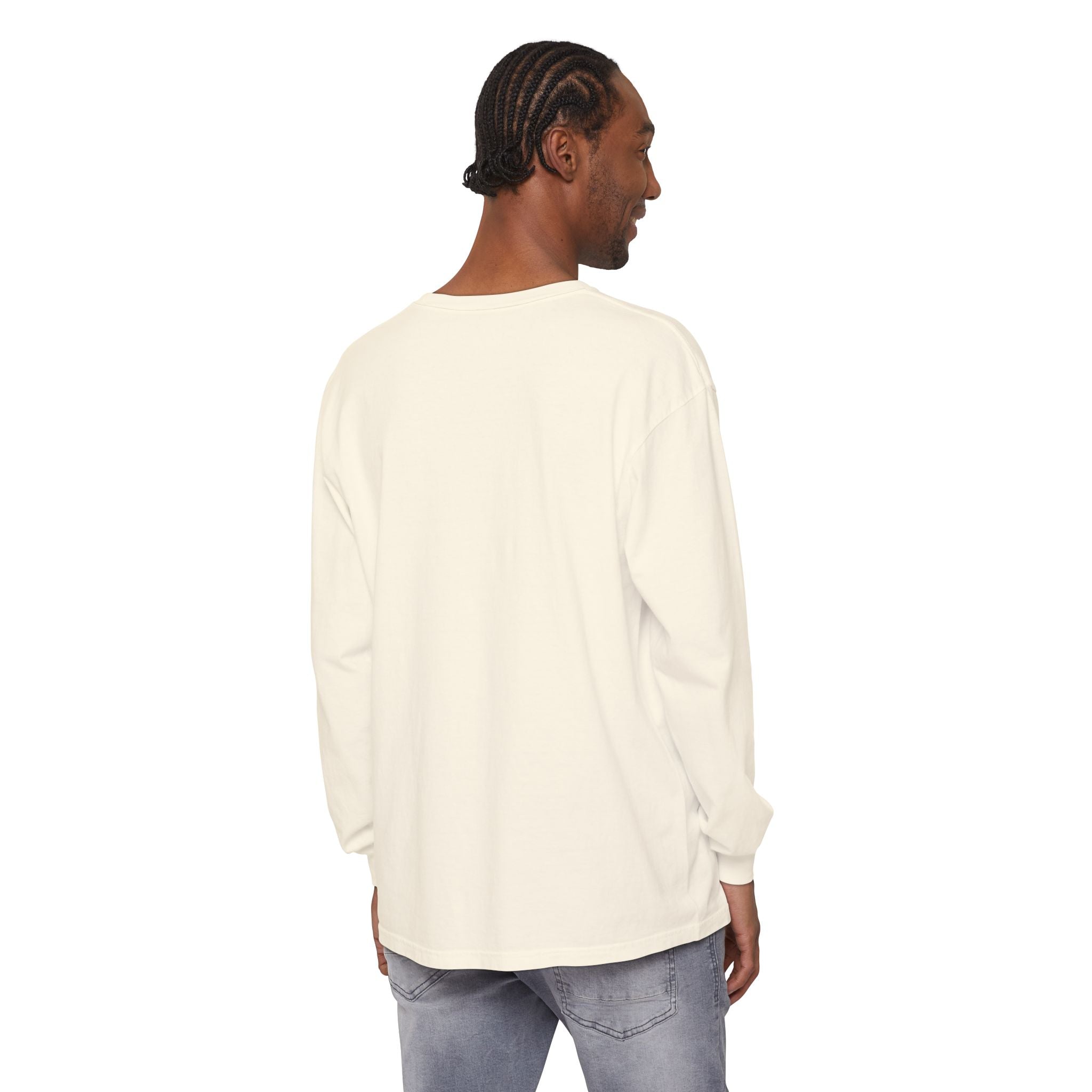 Christian Long Sleeve T-Shirt — "With God All Things Are Possible" (Matthew 19:26)