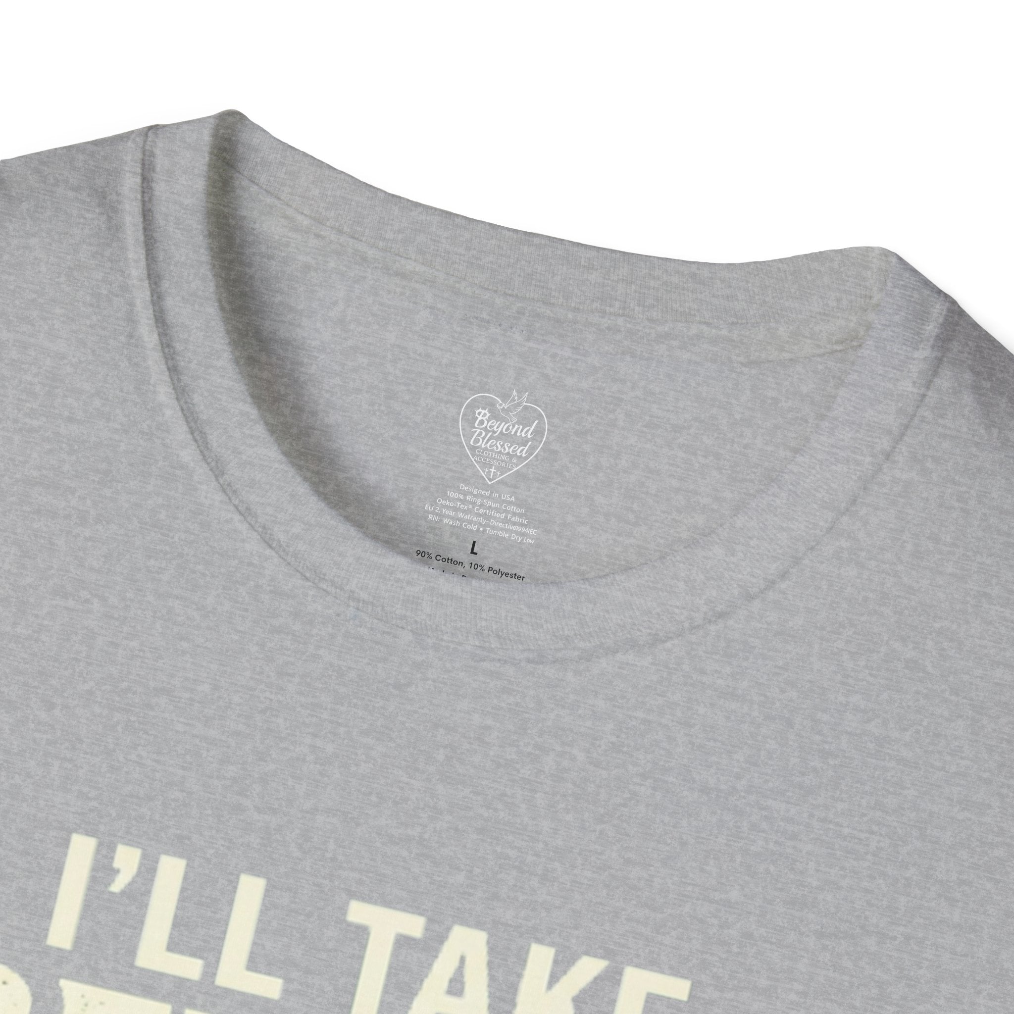 Beyond Blessed Over Lucky Christian T-Shirt