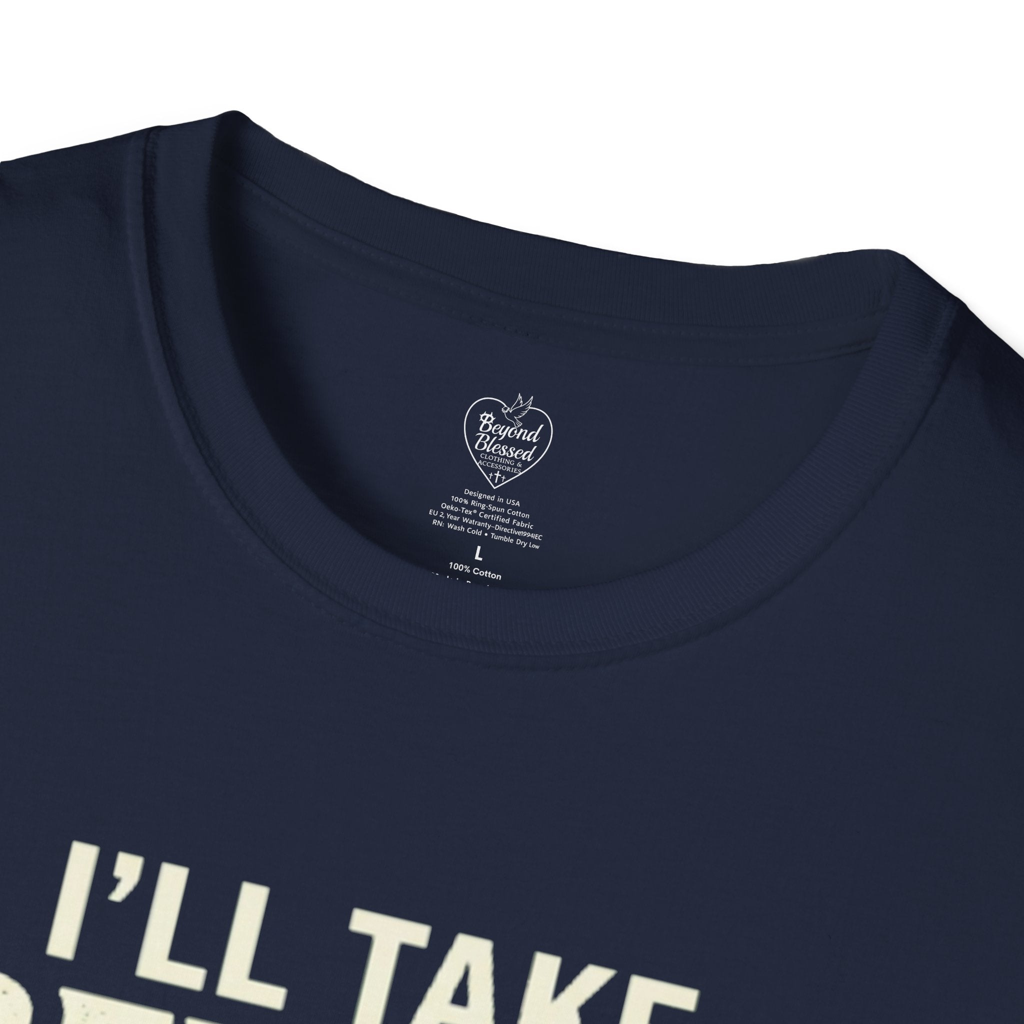 Beyond Blessed Over Lucky Christian T-Shirt