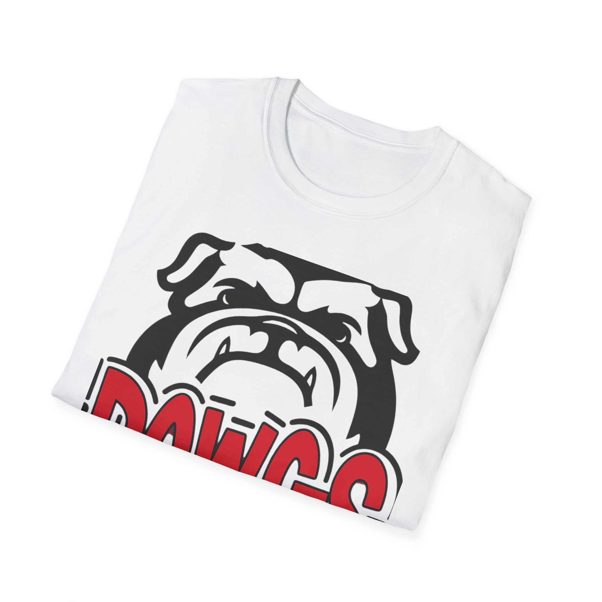 Dawgs Bulldog T-Shirt — Retro Red & Black Team Spirit Tee