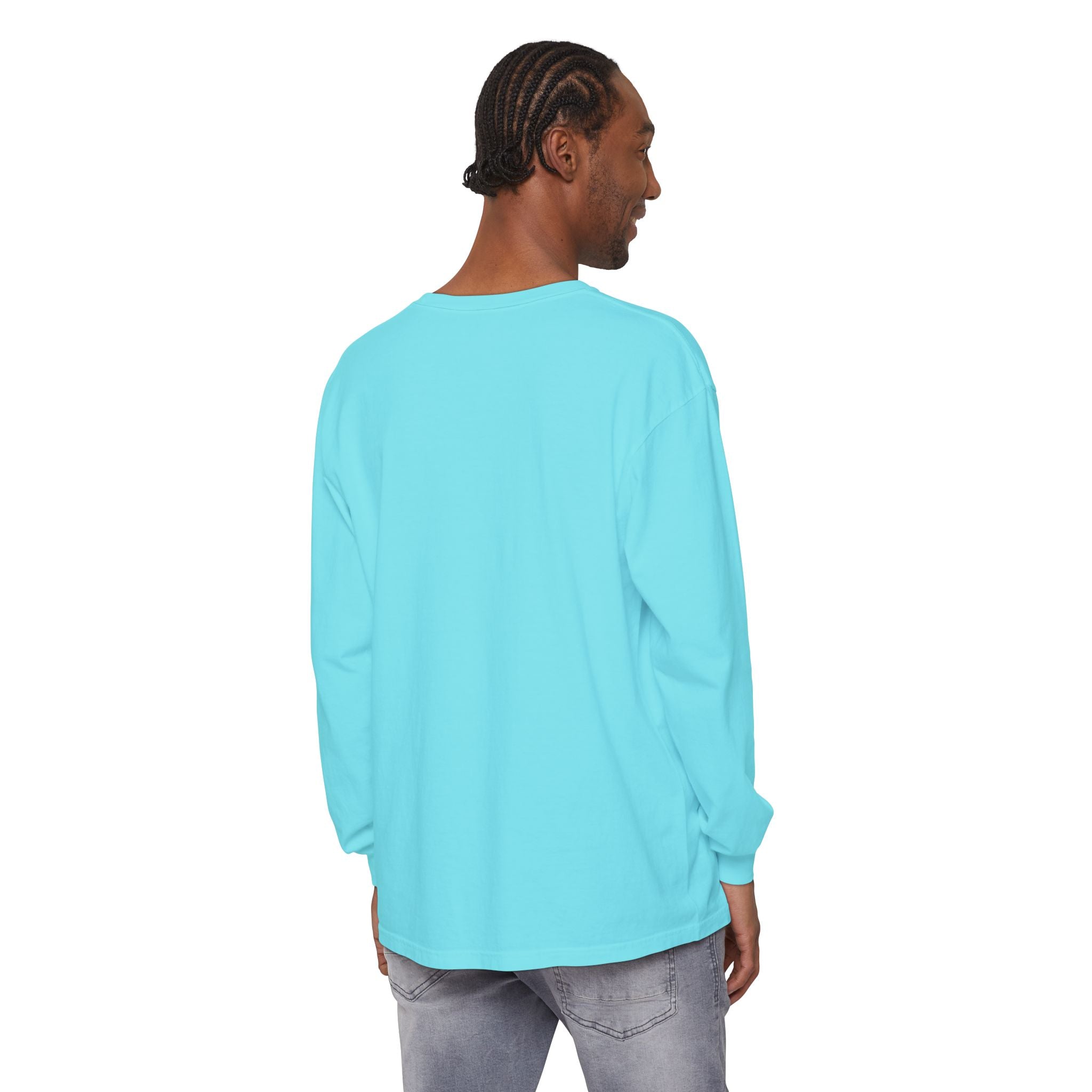 Christian Long Sleeve T-Shirt — "With God All Things Are Possible" (Matthew 19:26)