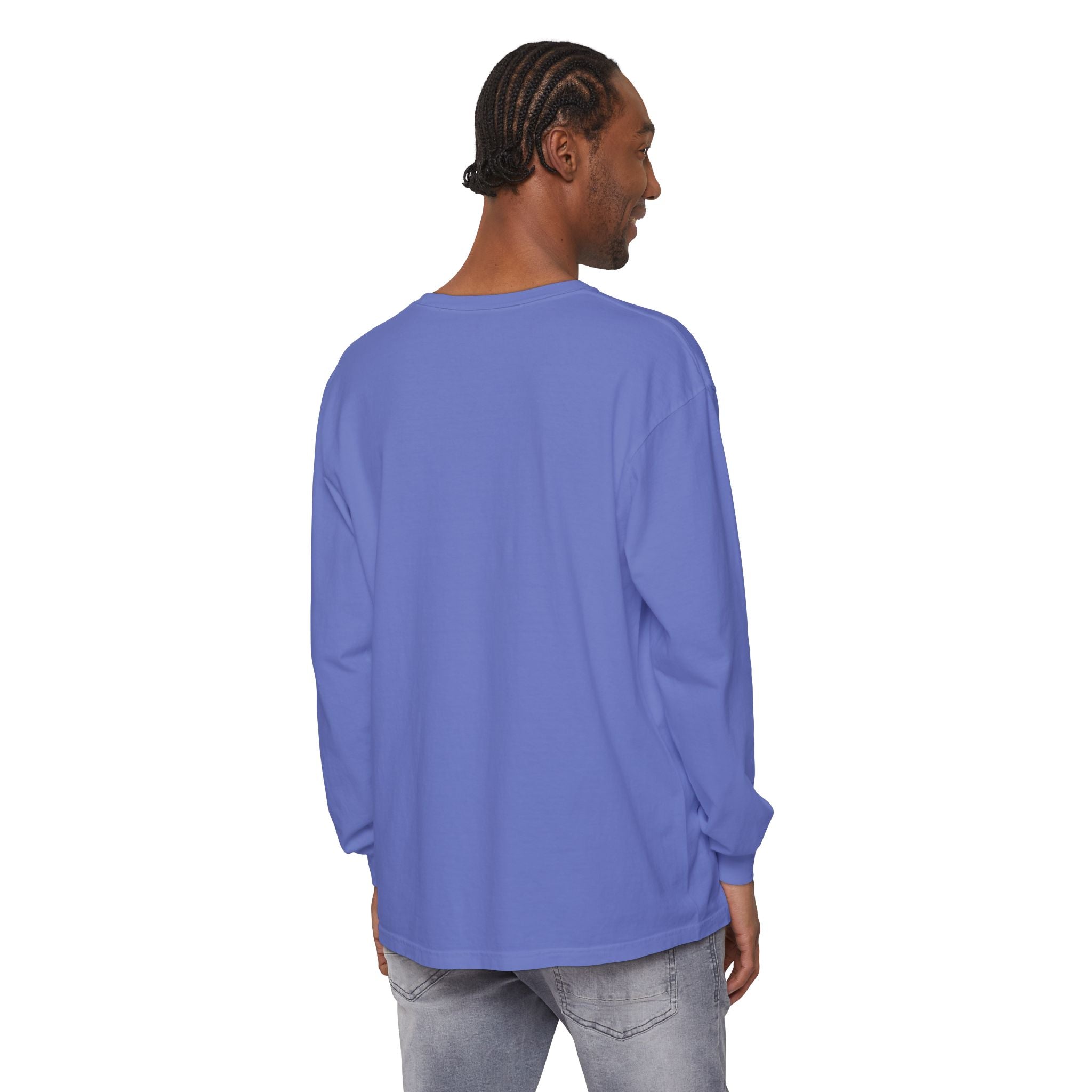 Christian Long Sleeve T-Shirt — "With God All Things Are Possible" (Matthew 19:26)