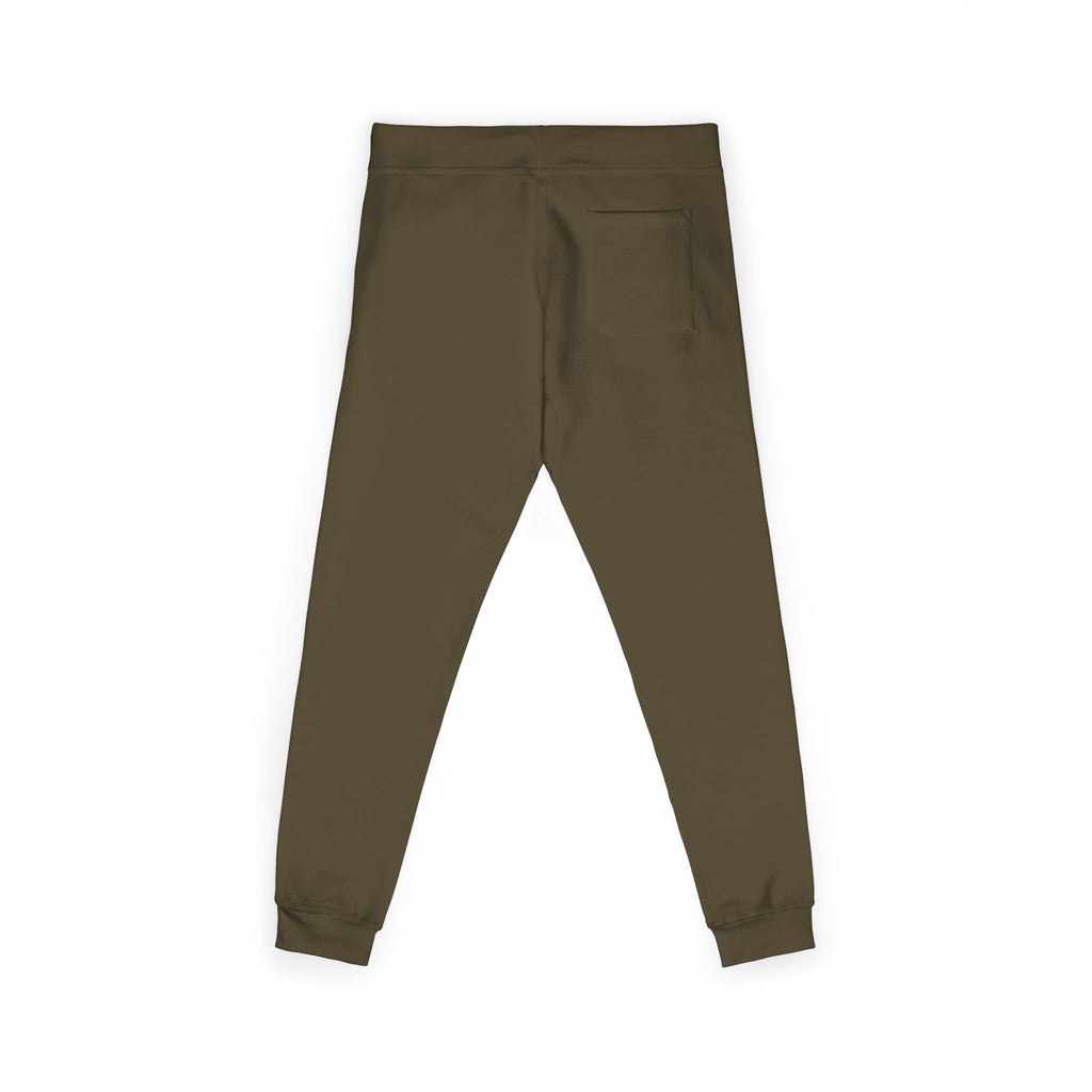 Embroidered Cross Sweatpants — Unisex Fleece Joggers