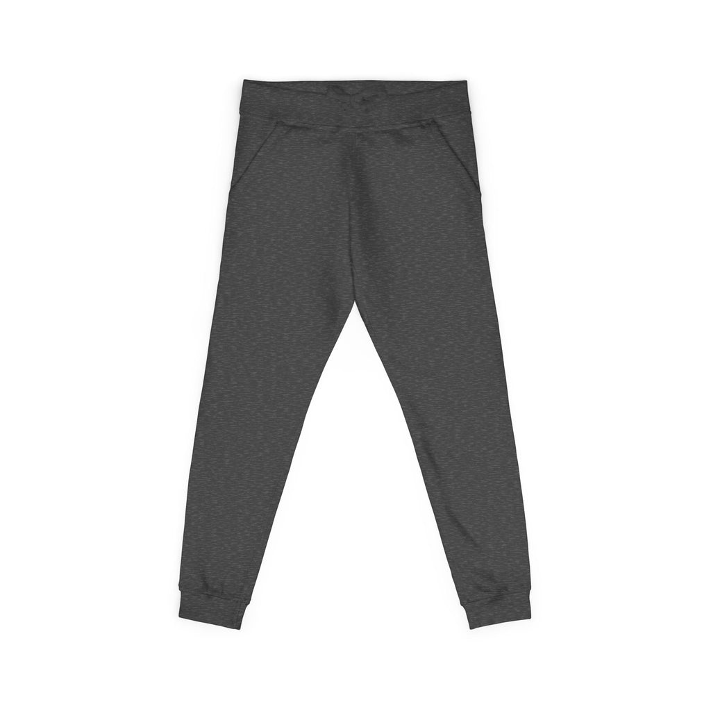 Embroidered Cross Sweatpants — Unisex Fleece Joggers
