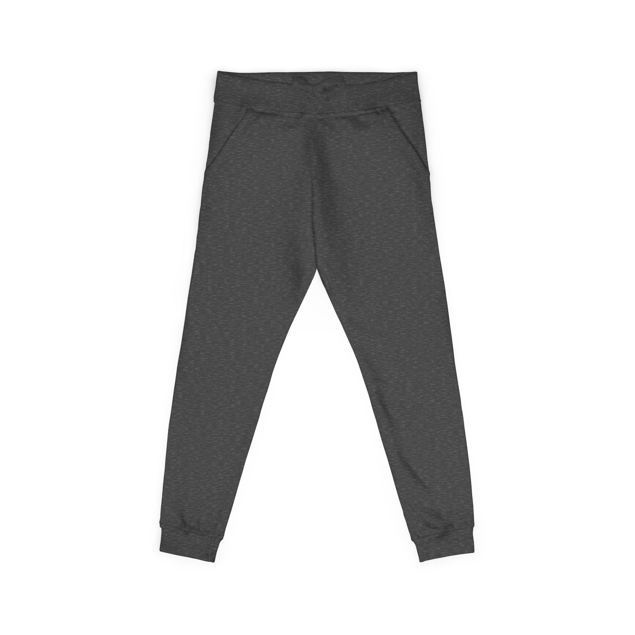 Embroidered Cross Sweatpants — Unisex Fleece Joggers
