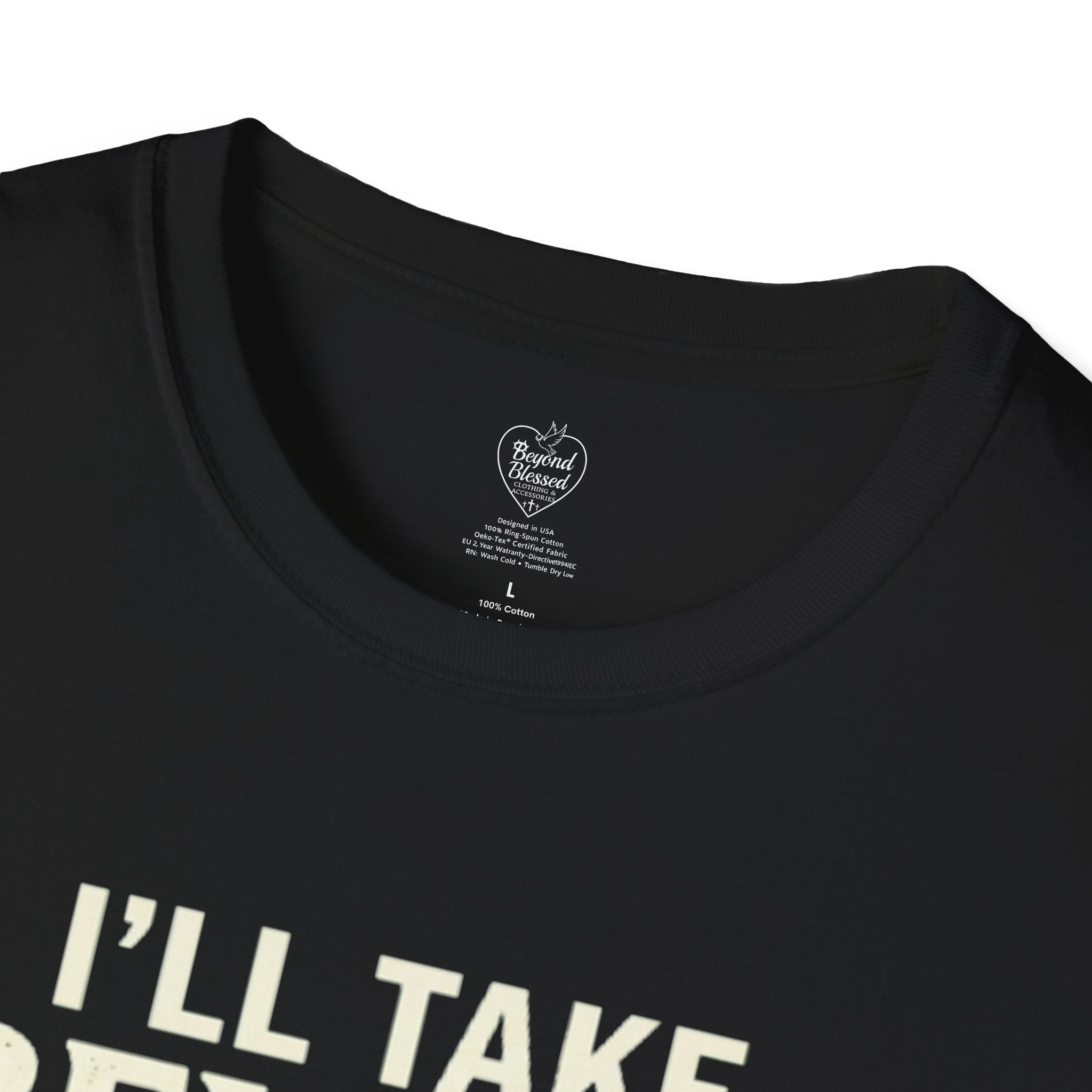 Beyond Blessed Over Lucky Christian T-Shirt