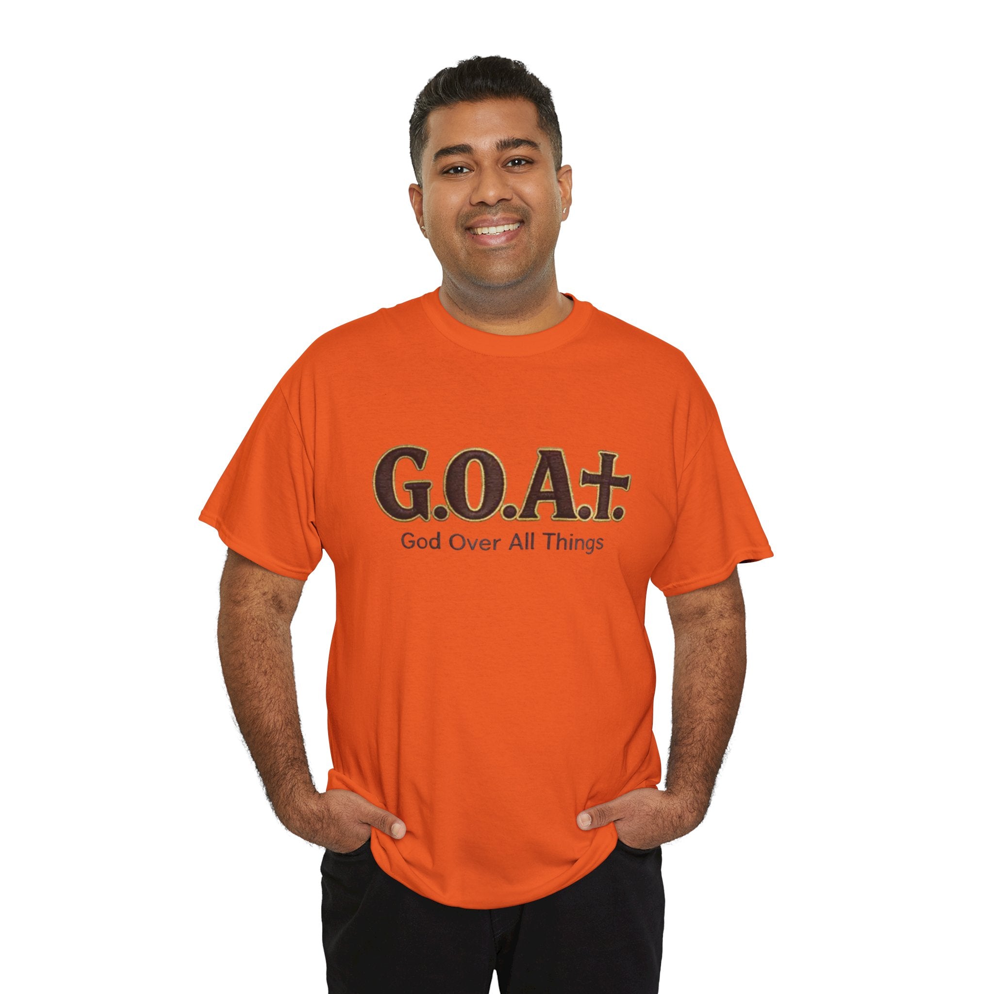 GOAT God Above All Things Christian Tee – New Design